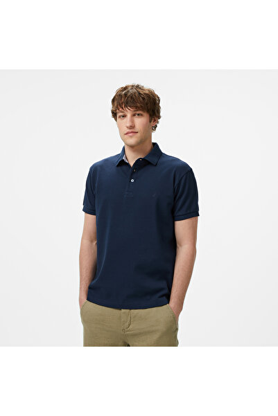 Nautica Erkek Lacivert Classic Fit Polo Yaka T-Shirt
