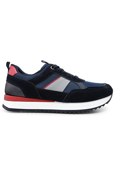 Tmall Pantofi sport de barbati,Cu insertii de plasa,B4008,Albastru inchis