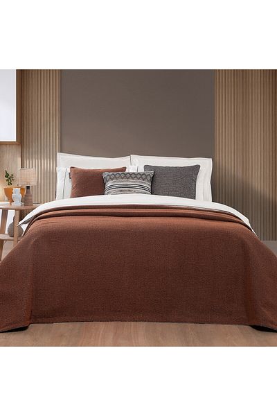 Sarev Erza Tan Bedspread Duvet Cover Set 100% Cotton