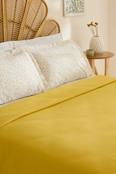 Karaca Home Lina Bamboo Single Pique Set Yellow