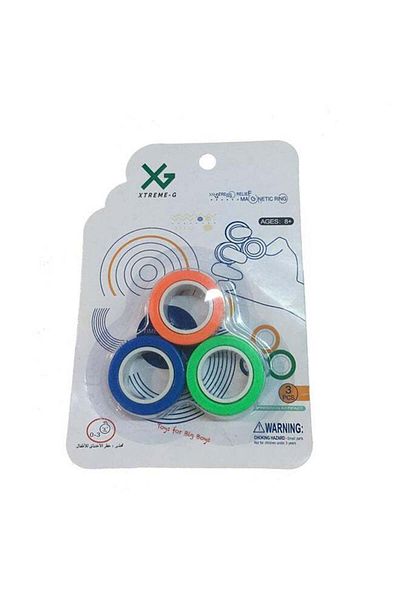 XTG XTREME-G 3 Pieces Stress Relief Magnetic Rings
