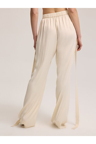 BAQA Wide Leg Light Beige Trousers