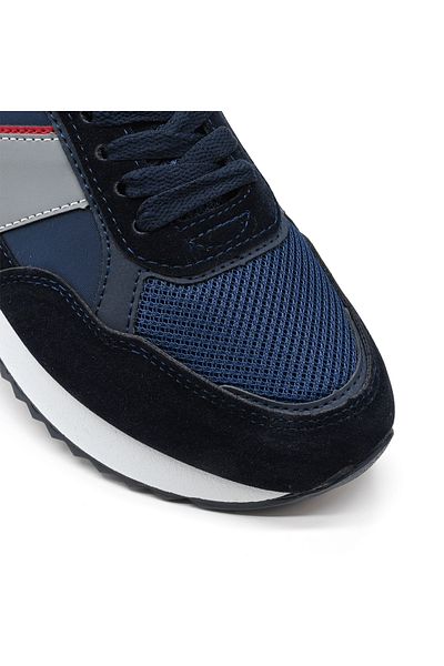 Tmall Pantofi sport de barbati,Cu insertii de plasa,B4008,Albastru inchis
