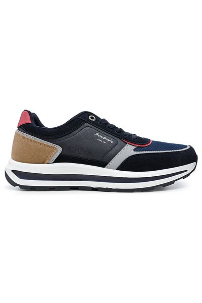 Tmall Pantofi sport de barbati,Cu insertii de plasa,B4005,Albastru inchis