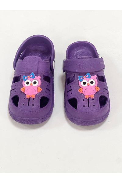 HEREVEMAGAZA Non-Slip Sole Children's Slippers White
