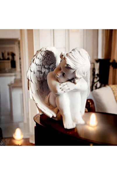 Avcı Uyuyan Kanatlı Melek Boyanabilir Ham Obje