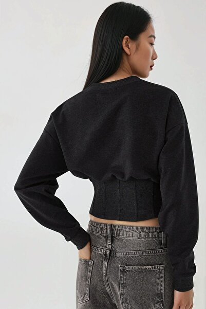 Hiccup Πλεκτό φούτερ με λεπτή κορσέ