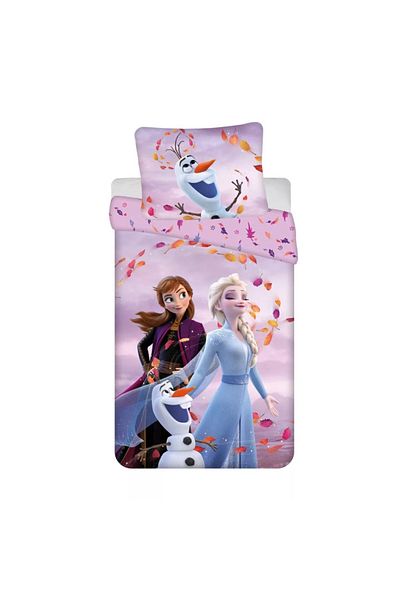 Frozen 2-piece bed linen set, Duvet cover, 140x200 cm, pillowcase, 70x90 cm, Multicolor, Wind, Frozen