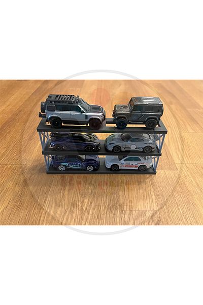 Bi'şeyler Sepeti 1:64 Diorama Garage Parking Diecast - Car Not Included.