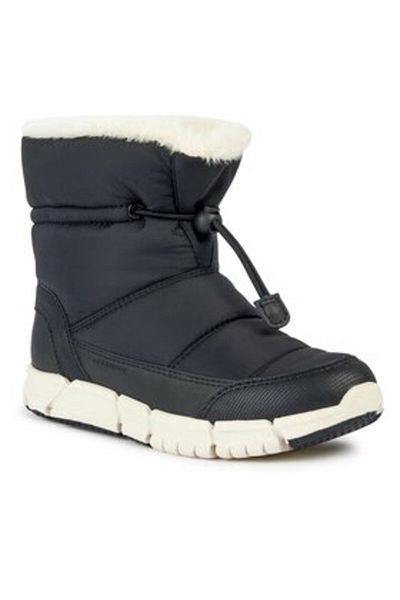 Geox girls' snow boots J36APB-0FUME black