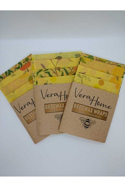 Vera Food Verafood Beeswax Storage Cloth Limited Edition 2 Series (35*35 Cloth, 35*35 Cloth, 35*35 Cloth, 30*30 Cloth)