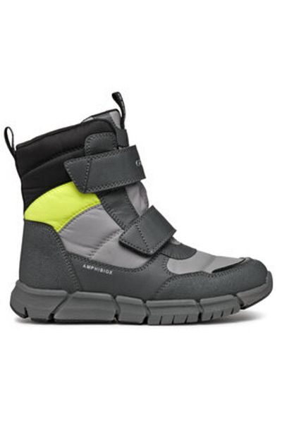 Geox boy's snow boots J169XC-0FU50 grey