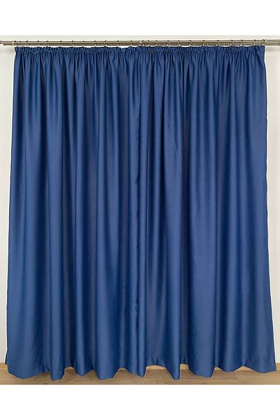 Liz Line Set doua draperii blackout, dark blue, "Monocrom Signature" by Liz Line cu rejansa 2x140x245cm DR114