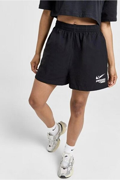 Nike NSW Woven Kadın Siyah Şort