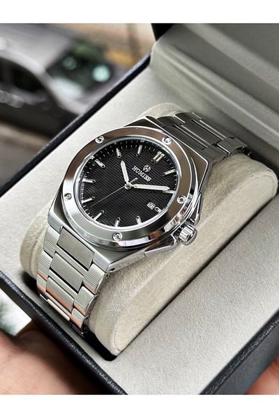 Homies With Steel Calendar Guaranteed Men's Wristwatch Bracelet Gift Hmf4Trw