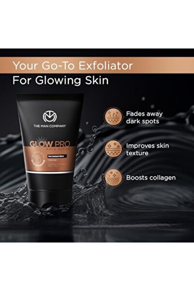 The Man Company Glow Pro Face Scrub for Skin Brightening - 100ml