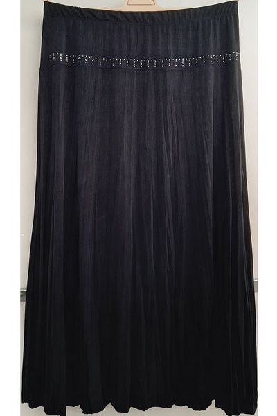 N.Y.YILDIZ Star New Trill Corset Fabric Stone Flared Oversize Unlined Flexible Drape Long Mother Skirt