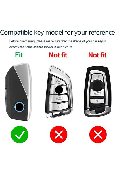 YıldızTuning Bmw 7 Series I7 G70 Key Case White-Gold 2022-2025