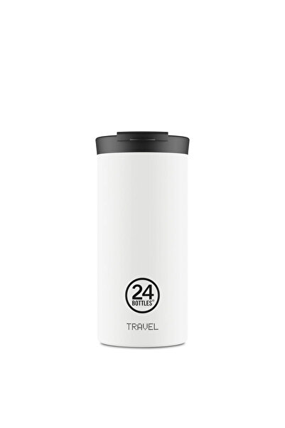 24Bottles Travel Tumbler Ice White Stainless Steel Thermos Cup 600 ml
