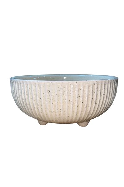 RED SERAMİK Red Ceramic Viva Collection Single Salad Bowlsilvery Beige