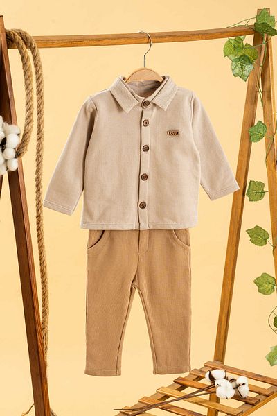 bombe Girl Boy Baby Kids 2-Piece Top and Bottom Set Cotton Trend Set