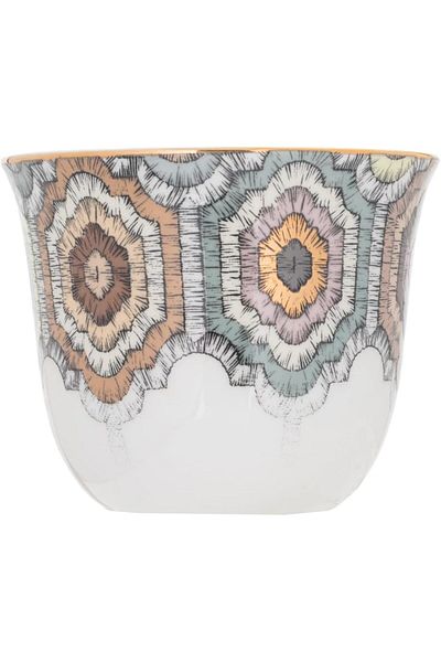 Generic ALSAIF 12-Pieces Arabian Coffee Cups Set made of Porcelain, ideal for serving coffee at various eve
