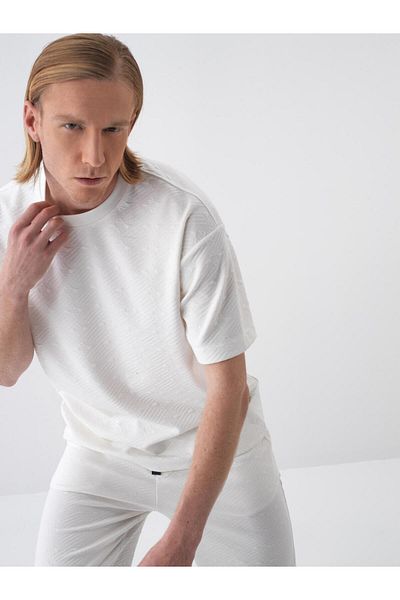 Xint Men's White Regular Fit T-Shirt