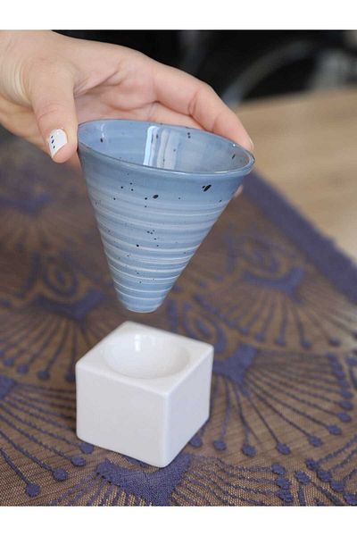 MeGgDecor 1Pcs Japanese-Style Retro Ceramic Coffee Cup Pad with Accompanying