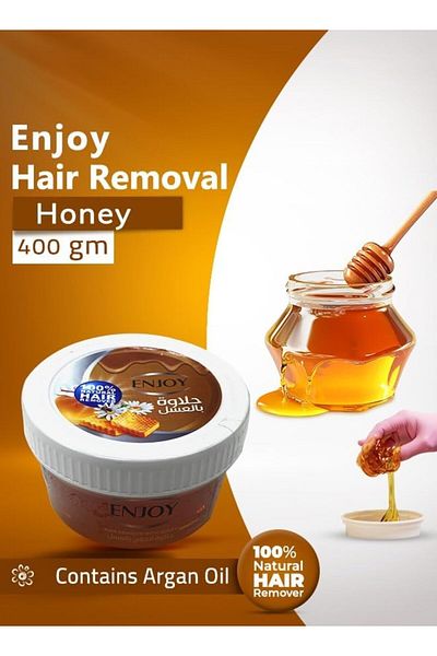 Enjoy Hair Remover with Honey 400g – Quick, Smooth Hair Removal & Long-Lasting Softness