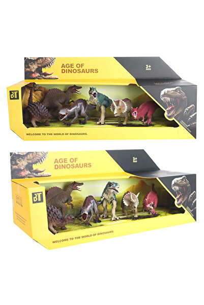 MEGA DİNOZOR OYUN SETİ 6 PARÇA 3+