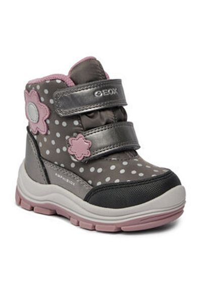 Geox girls' snow boots B363WB-0MNNF grey