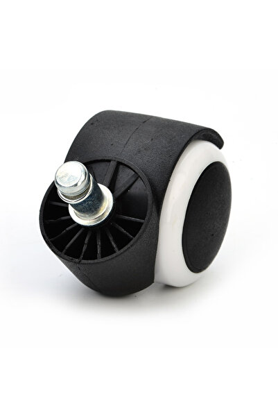 Depox Univerzální kolečka na kancelářskou židli, gumová, 1 ks, černá