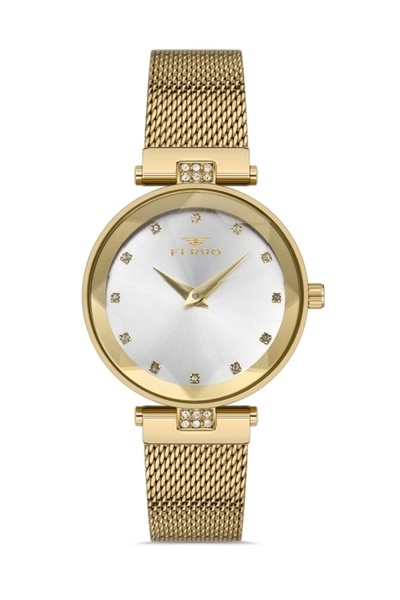 FERRO Sarı Hasır Kordon Kadın Kol Saati FL21297C-B