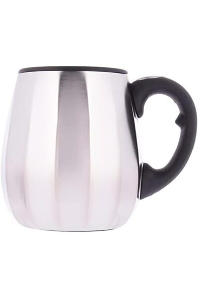ALSAIF Stainless Steel Coffee Mug - 12 Oz - Silver