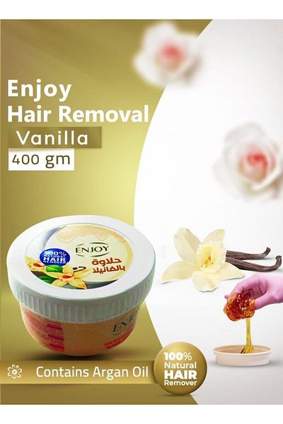 Enjoy Hair Remover with Vanilla 400g – Fast, Smooth Hair Removal & Long-Lasting Softness