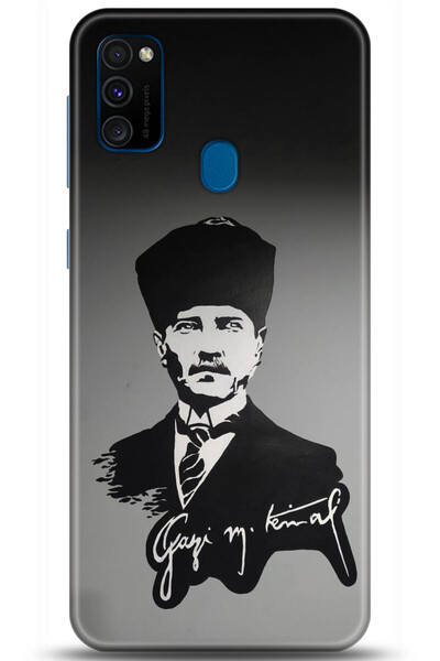Noprin Samsung Galaxy M21 Case Hd Printed Case - Custody Series 5112