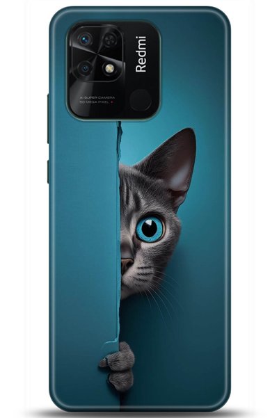 Noprin Xiaomi Redmi 10C Case Hd Printed Case - Custody Series 5091
