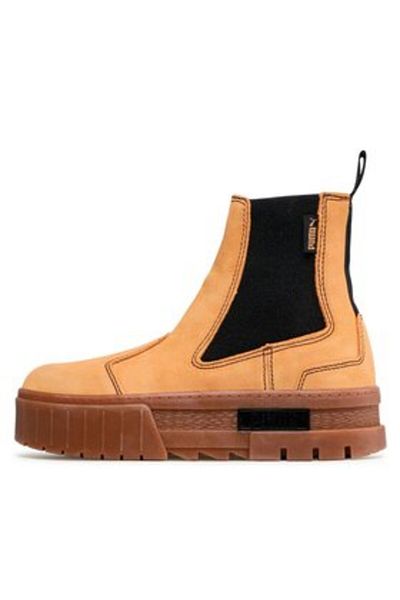Puma puma women's Chelsea boots 382829 04 yellow