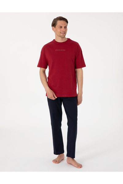 Pierre Cardin Bordo Kısakol Pijama Takımı 50314419-900