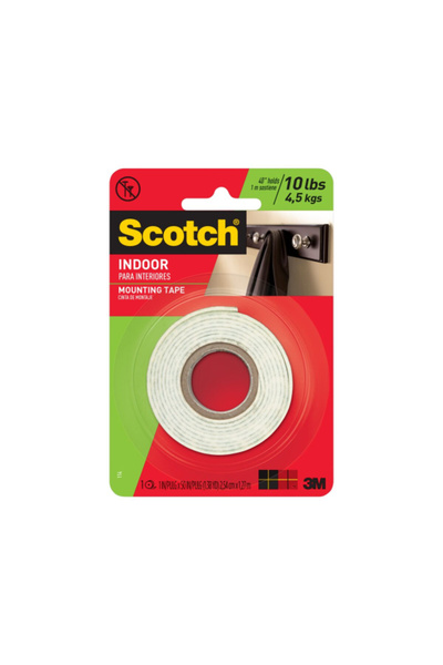 Scotch Indoor High Performance Mounting Tape 1 x 50inch