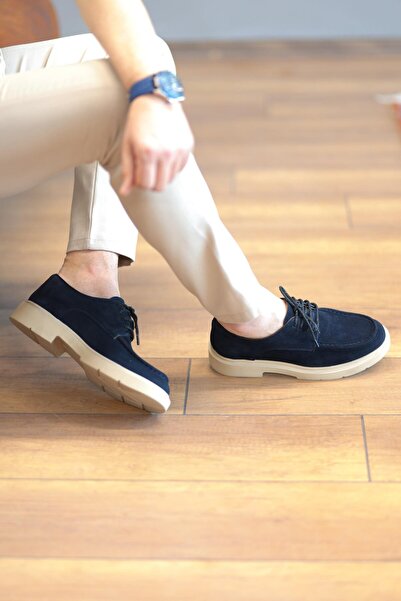 Serhat Özköroğlu Lfr-F046 Suet Roller Shoes Navy Blue