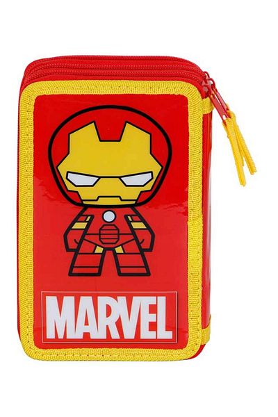 Marvel Penar Iron Man Alloy, Echipat, 3 compartimente, 43 piese, 21 x 14 x 7 cm