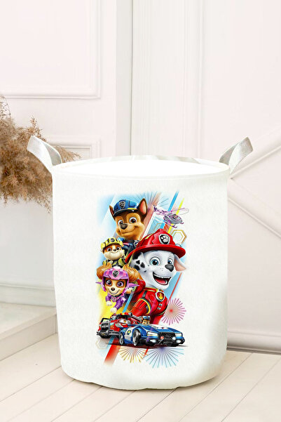 dekomingo عربة ألعاب لغرفة الأطفال والرضع من وايت باك باو باترول