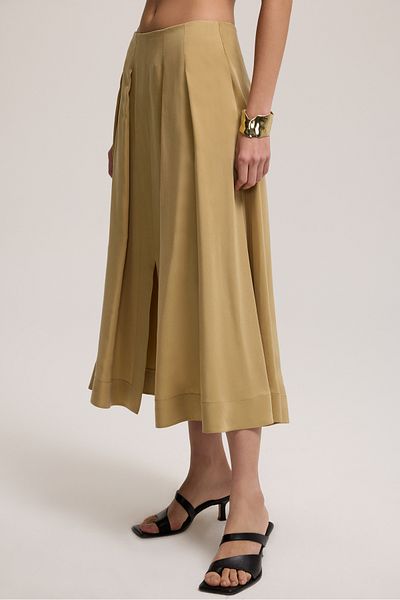 BAQA Khaki Bell Skirt