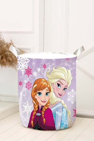 dekomingo سلة ألعاب منقوشة على شكل ندفة الثلج من Lilac Girl