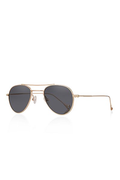 Aqua Di Polo 1987 نظارات شمسية للرجال باللون الأسود Apsu 036401 --51 إيكارتمان