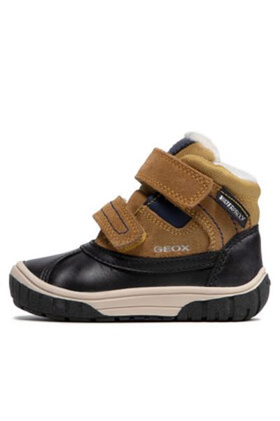 Geox boy's snow boots B162DB-022FU brown