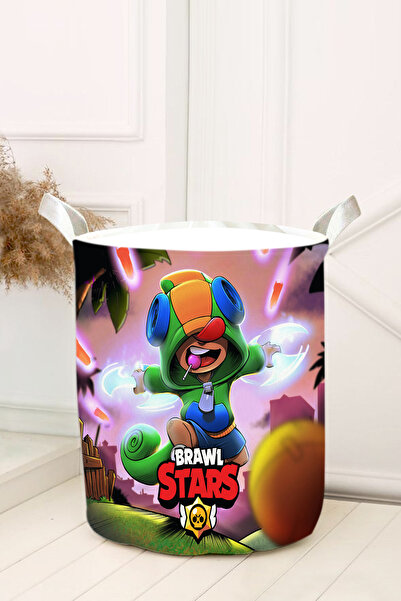 dekomingo LEON BRAWL STARS BEBEK VE ÇOCUK ODASI OYUNCAK SEPETİ