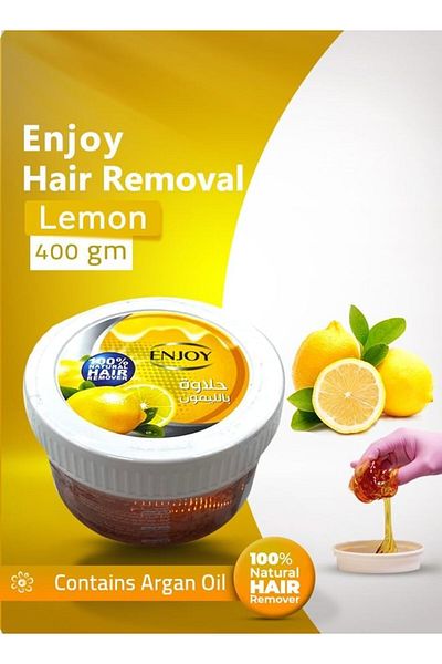 Enjoy Hair Remover Cream with Lemon Extract 400g – Quick, Smooth, and Long-Lasting Results