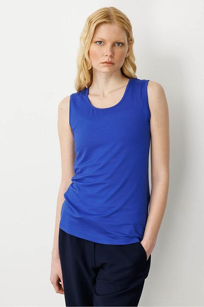 Desen Triko Women's Strappy Combed Cotton T-Shirt Saks